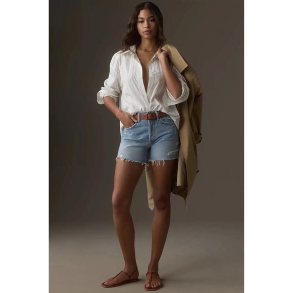 Agolde Parker Long Short In Swap Meet Size 34 - Picture 3 of 14